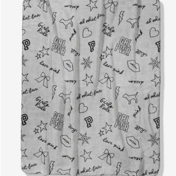 PINK Victoria's Secret Accessories - PINK Victoria’s Secret Sherpa Blanket